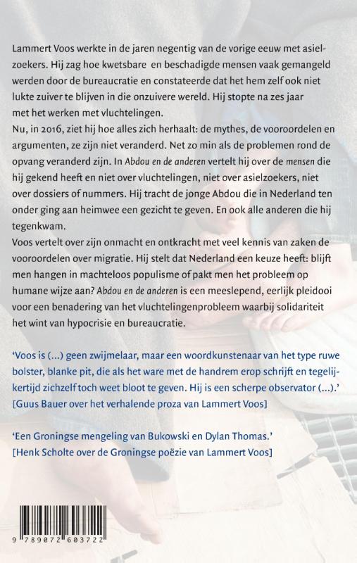 Achterkant van Abdou en de anderen
