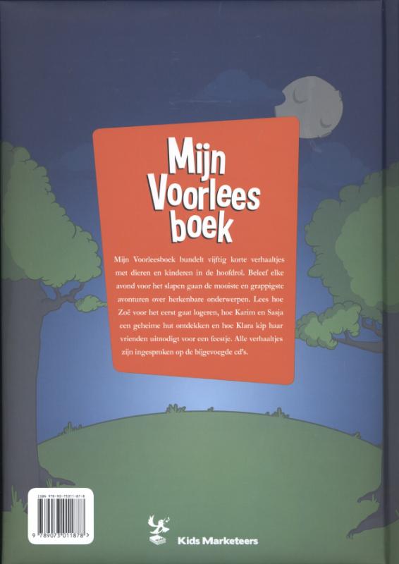 Achterkant van Mijn voorleesboek
