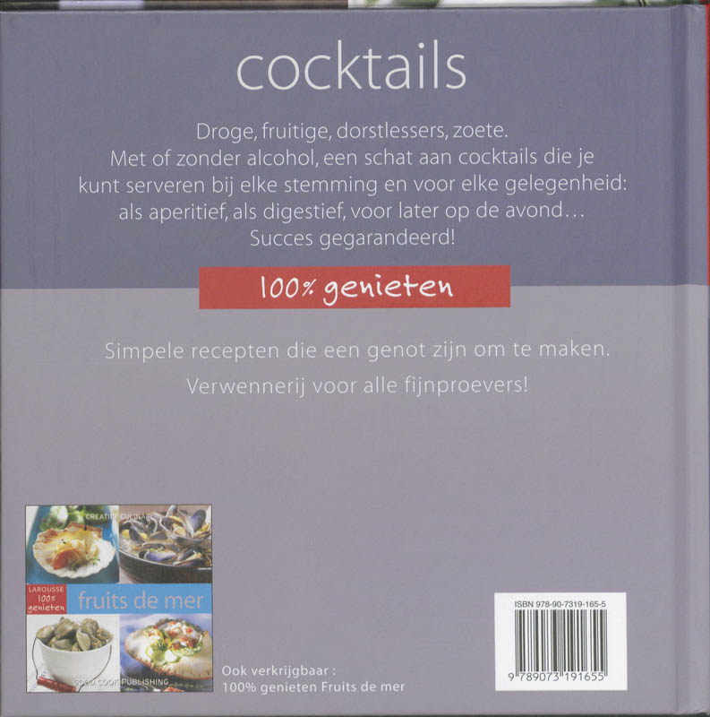 Achterkant van Cocktails