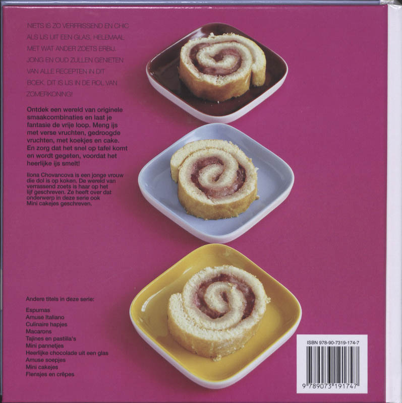 Achterkant van Heerlijk IJs uit een glas en ander zoets
