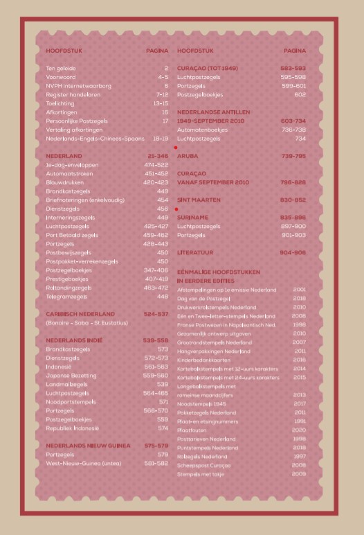 Achterkant van Speciale Catalogus 2022
