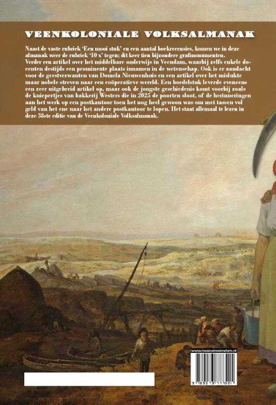 Achterkant van Veenkoloniale Volksalmanak