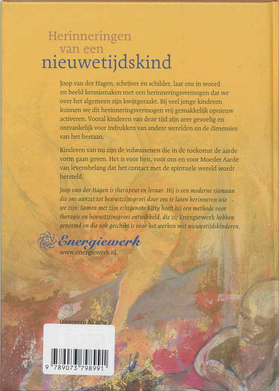 Achterkant van Herinneringen van een nieuwetijdskind