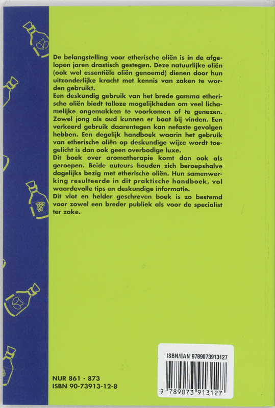 Achterkant van Etherische olien