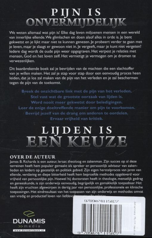 Achterkant van Stop de pijn