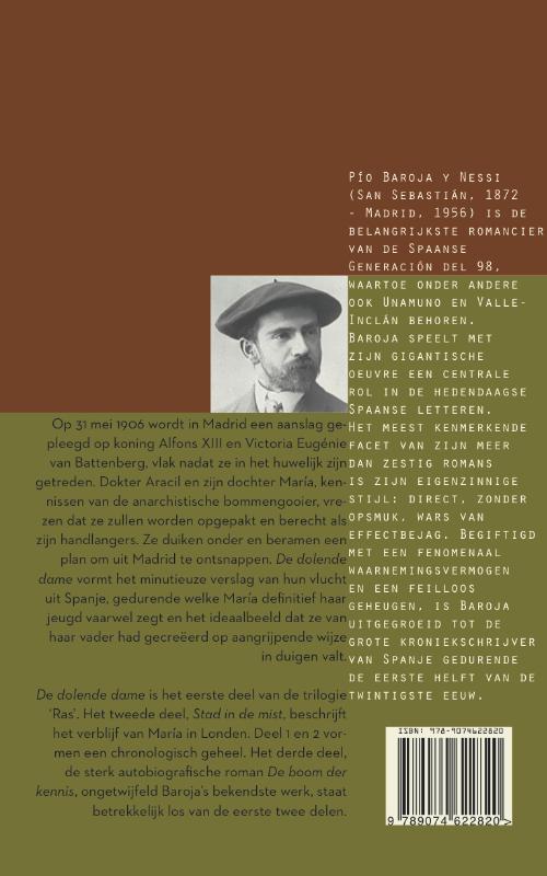 Achterkant van De dolende dame