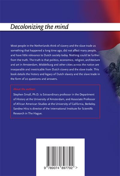 Achterkant van 20 questions and answers about Dutch slavery and its legacy