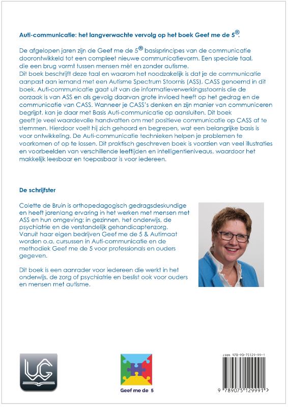 Achterkant van Auti-communicatie