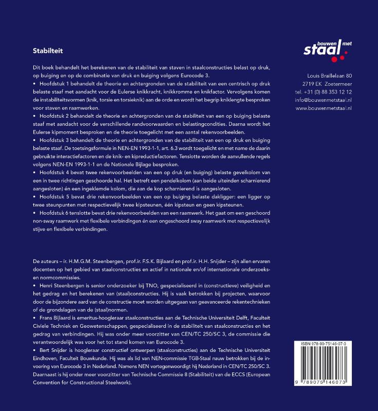 Achterkant van Stabiliteit