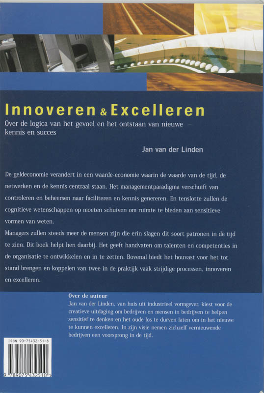 Achterkant van Innoveren & excelleren
