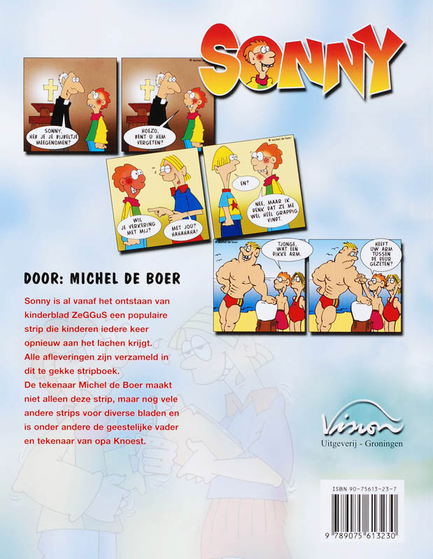 Achterkant van Sonny