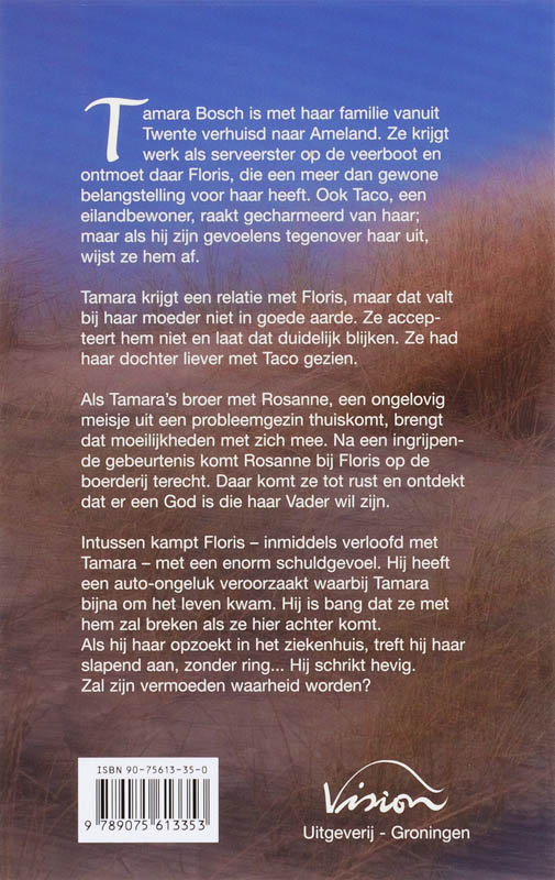 Achterkant van Liefde op de Wadden