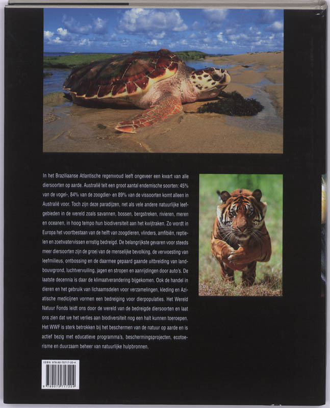 Achterkant van Wilde dieren