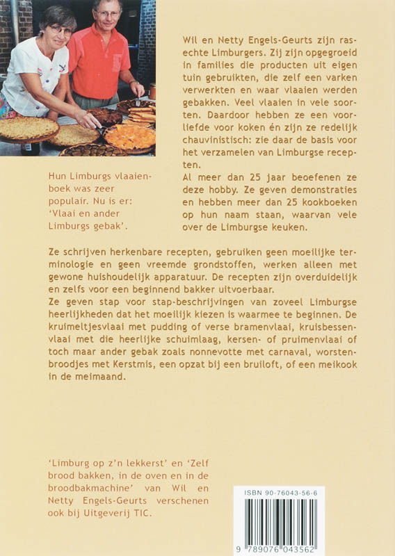 Achterkant van Vlaai en ander Limburgs gebak