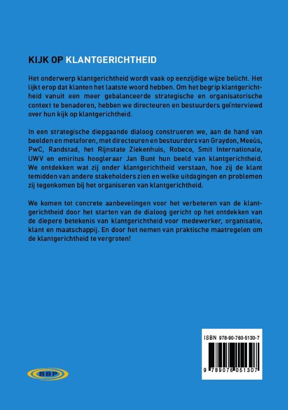Achterkant van Kijk op klantgerichtheid