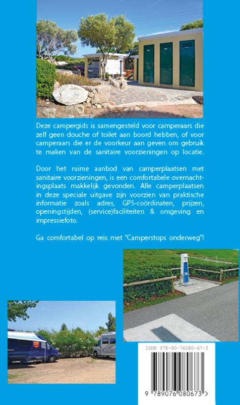 Achterkant van Comfortabel op reis