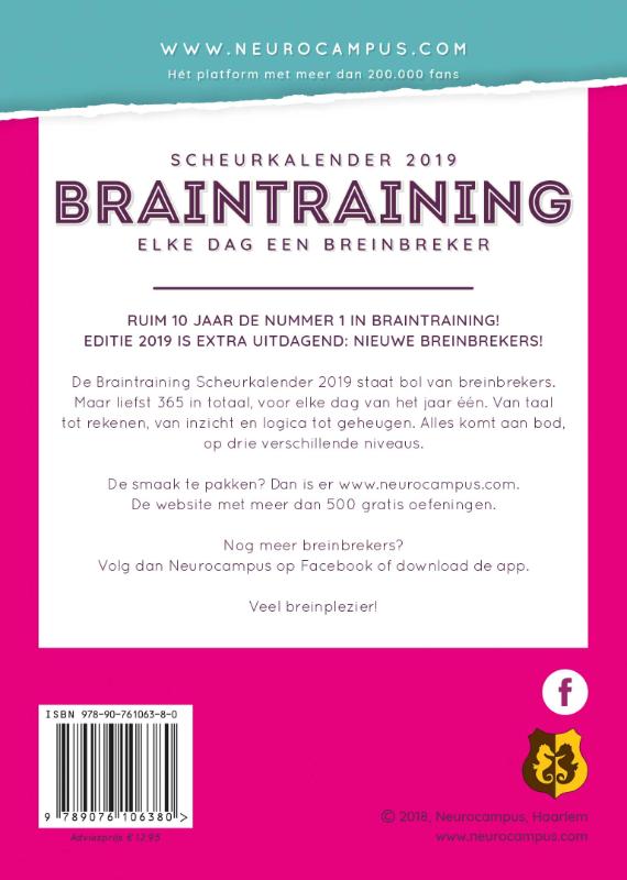 Achterkant van 2019