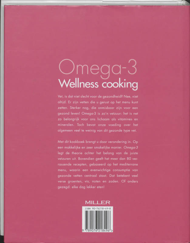 Achterkant van Omega-3