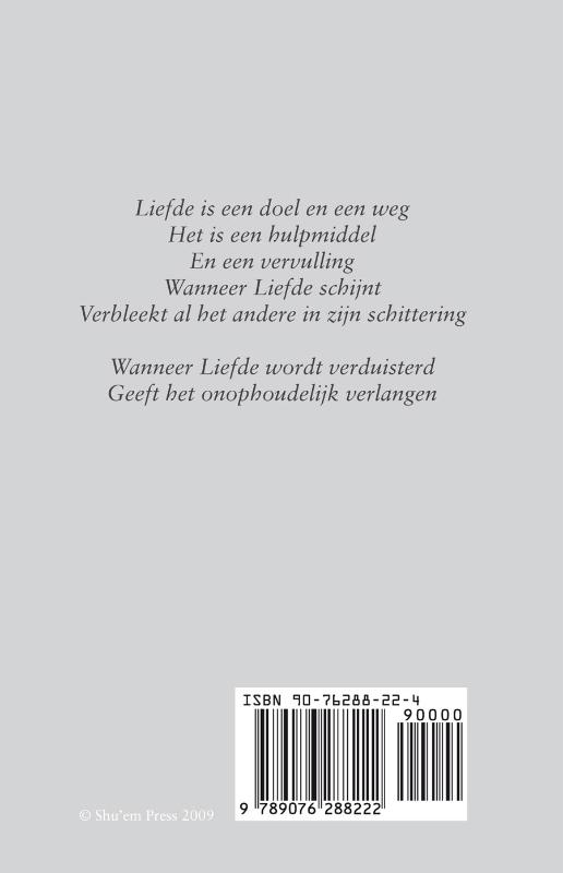 Achterkant van Geestelijke Liefde
