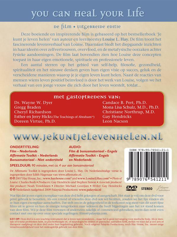 Achterkant van Je kunt je leven helen