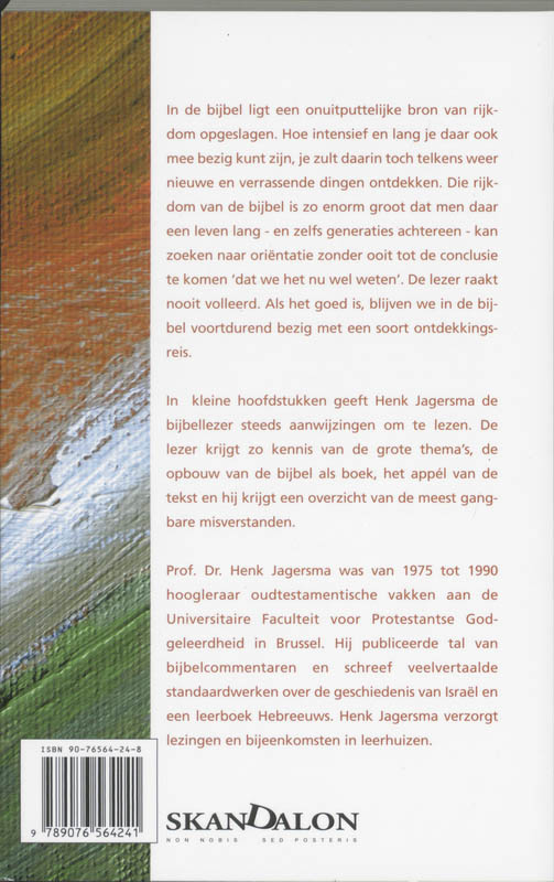 Achterkant van De onbekende rijkdom van de bijbel