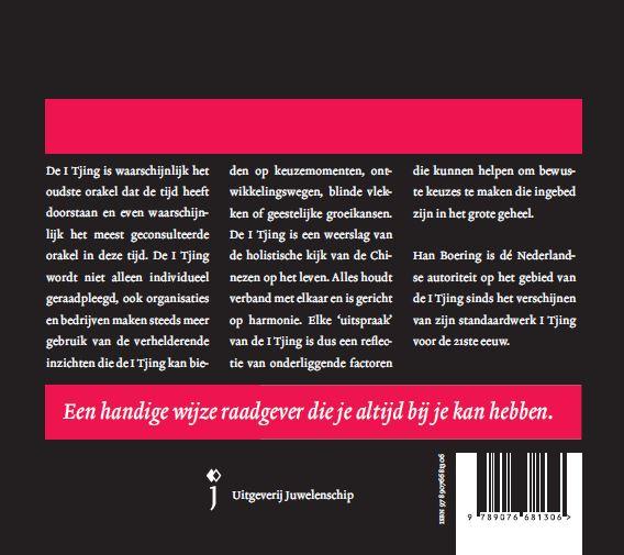Achterkant van Zakboek I Tjing