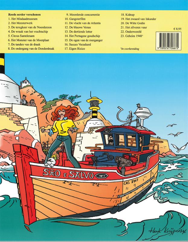 Achterkant van Het Portugese goudschip