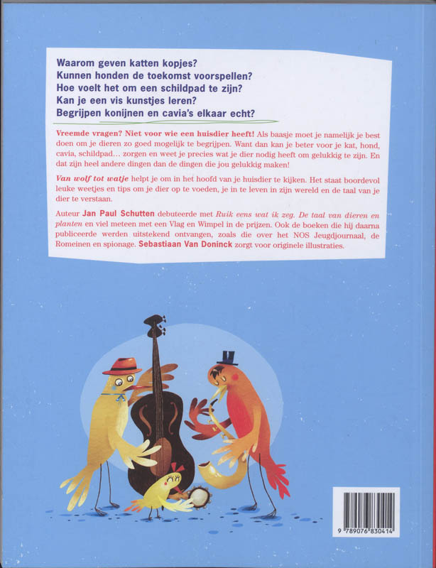 Achterkant van Van wolf tot watje