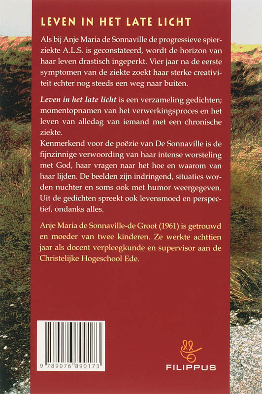 Achterkant van Leven in het late licht