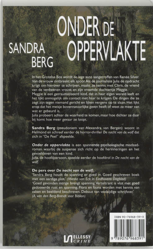 Achterkant van Onder de oppervlakte