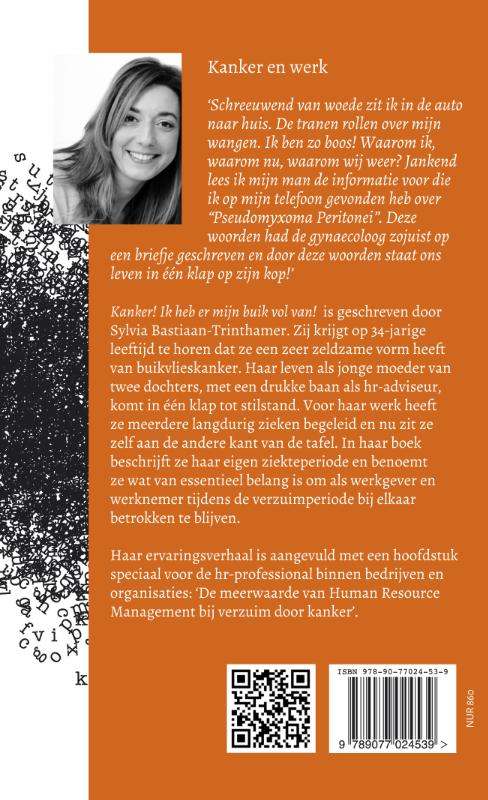 Achterkant van Kanker! Ik heb er mijn buik vol van!