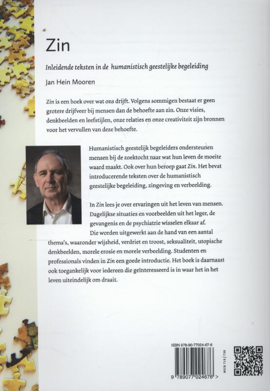 Achterkant van Zin