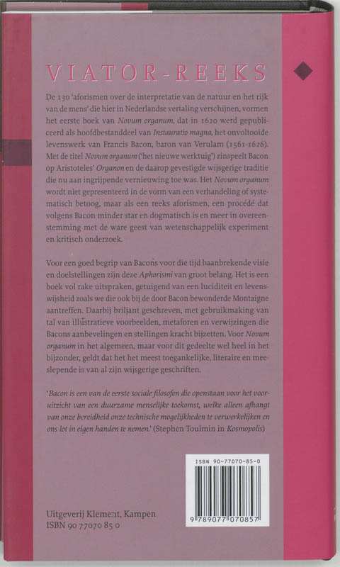 Achterkant van Aforismen