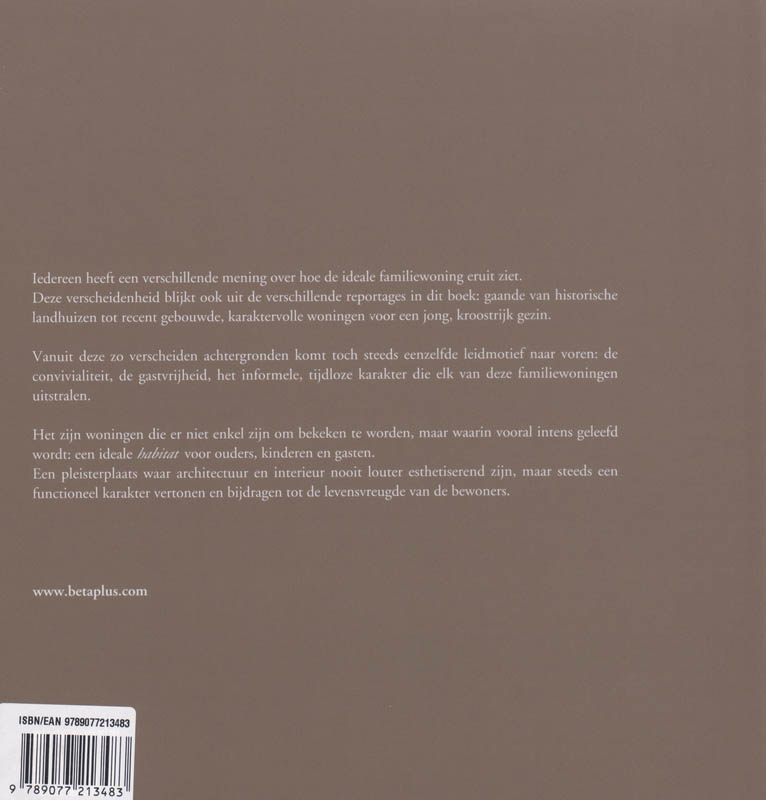 Achterkant van Familiewoningen
