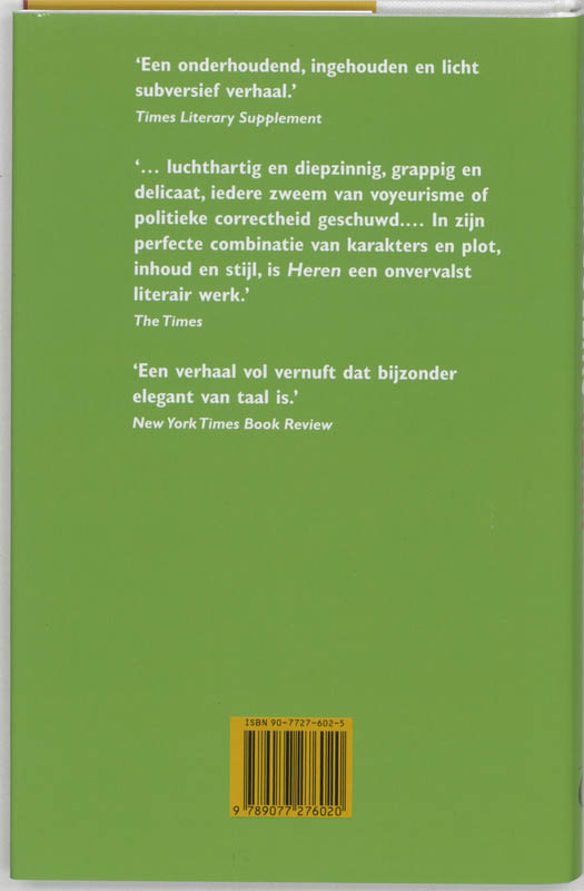 Achterkant van Heren