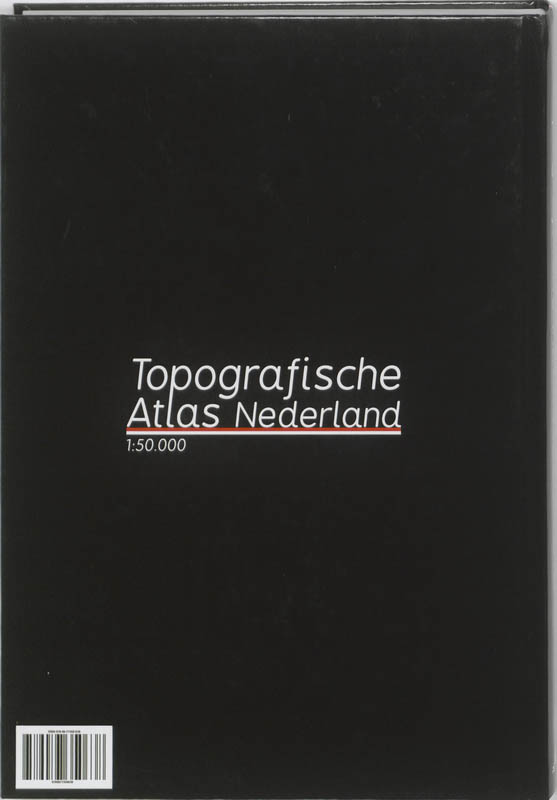 Achterkant van Topografische Atlas Nederland schaal 1:50.000