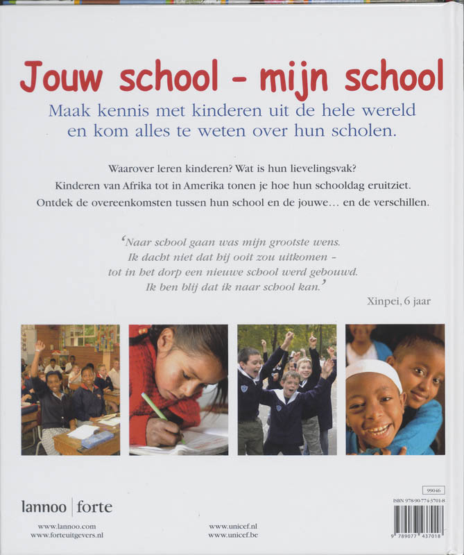 Achterkant van Jouw school mijn school