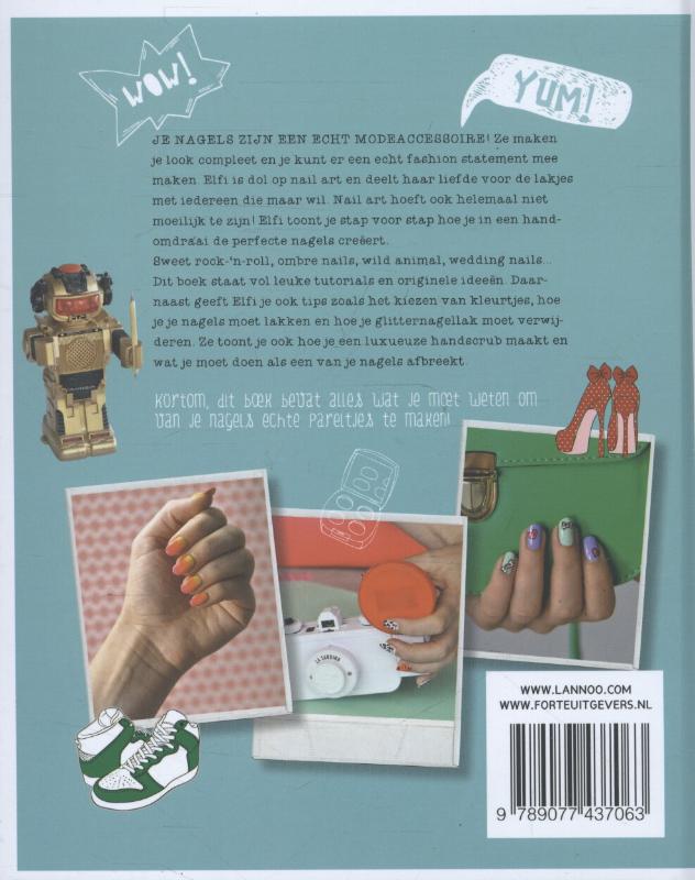 Achterkant van Happy nails