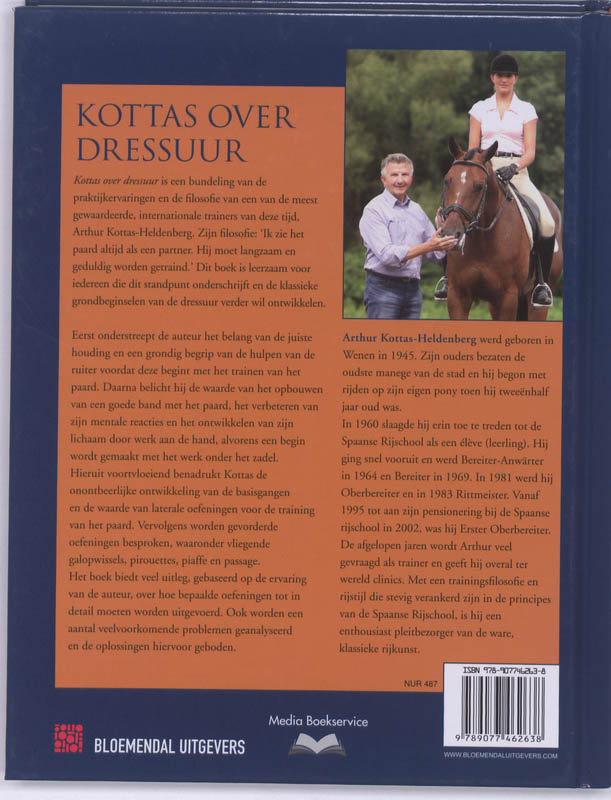 Achterkant van Kottas over Dressuur