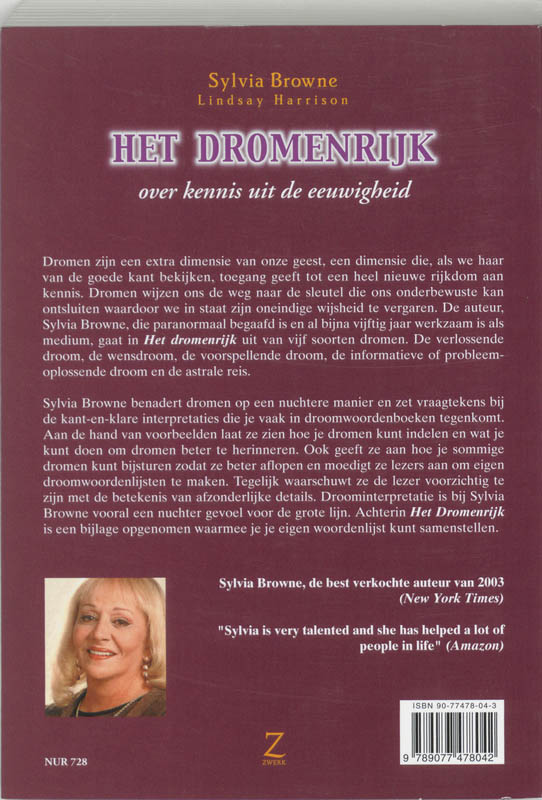 Achterkant van Het Dromenrijk
