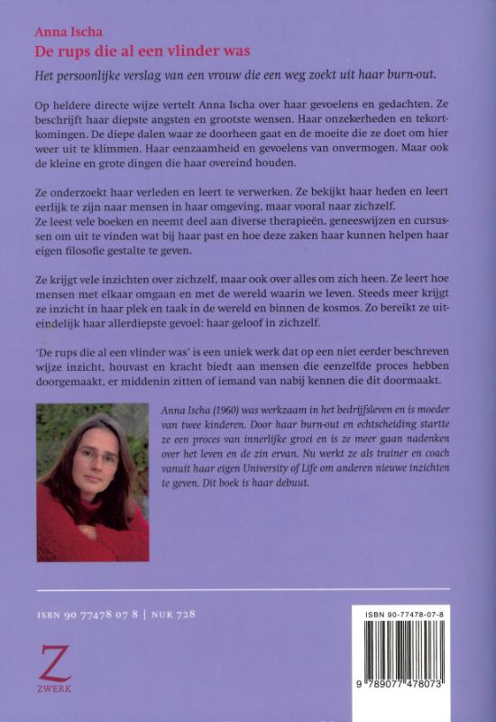 Achterkant van De rups die al een vlinder was