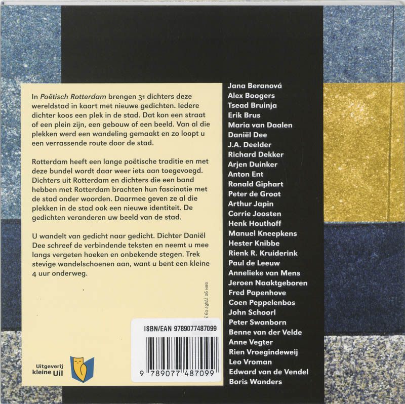 Achterkant van Poetisch Rotterdam
