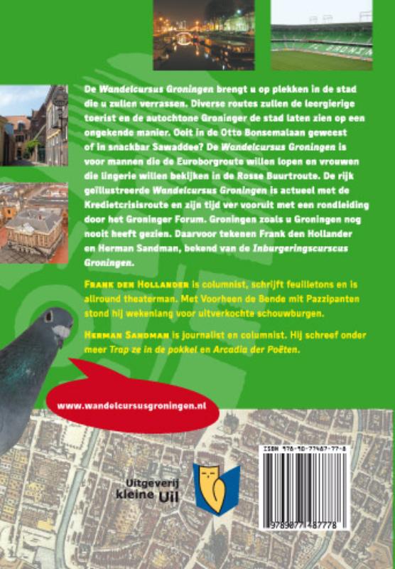 Achterkant van Wandelcursus Groningen