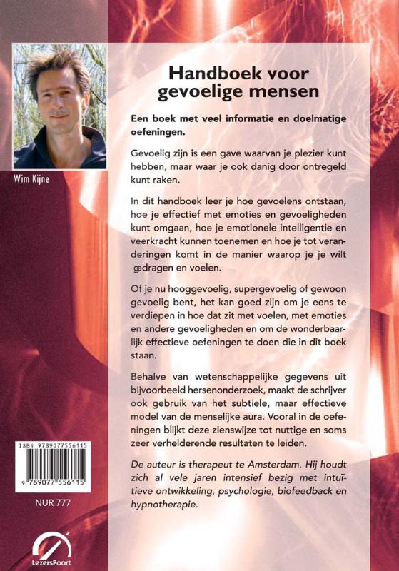 Achterkant van Handboek voor Gevoelige Mensen
