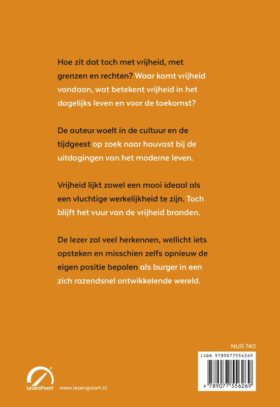 Achterkant van Vrijheid voor moderne mensen