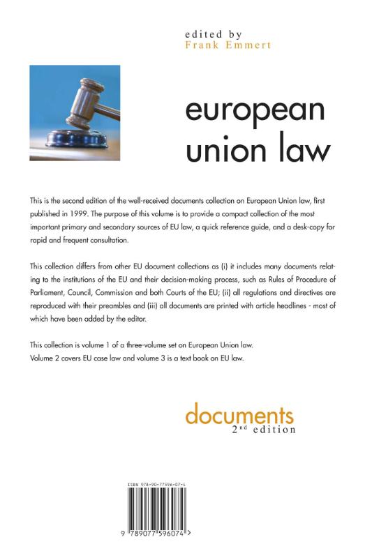 Achterkant van Documents