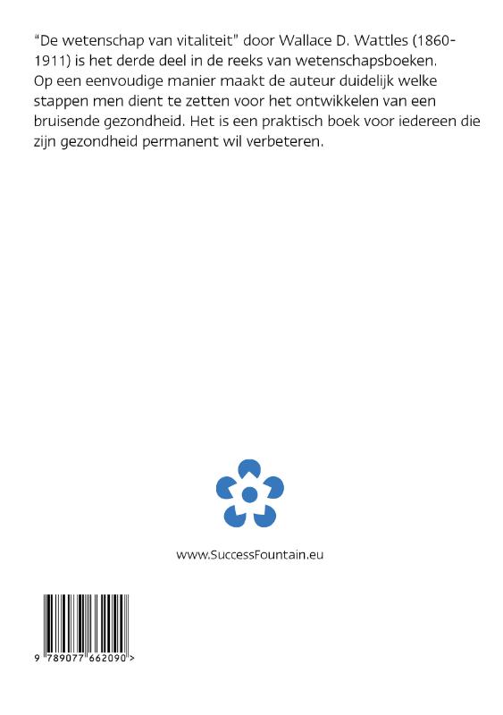 Achterkant van De wetenschap van vitaliteit