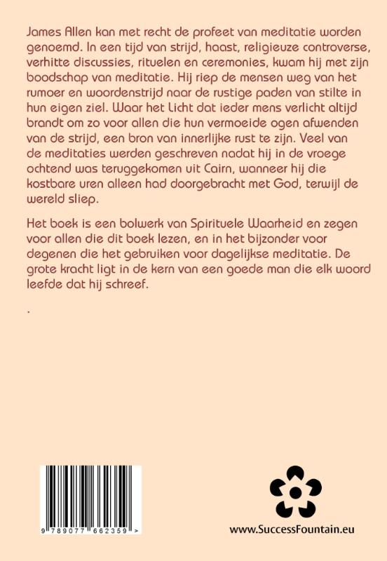 Achterkant van Een meditatie voor elke dag van het jaar