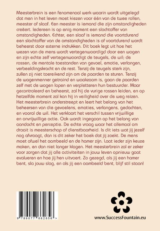 Achterkant van Meesterbrein