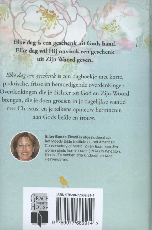 Achterkant van Elke dag een geschenk